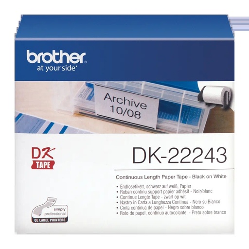 [DK2243] BROTHER 30.48M - ROLLO CONTINUO ESPECIAL 102 MM
